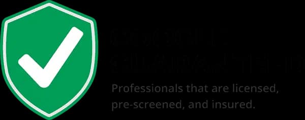 Google guaranteed. Professionals that are licensed, pre-screened and insured.